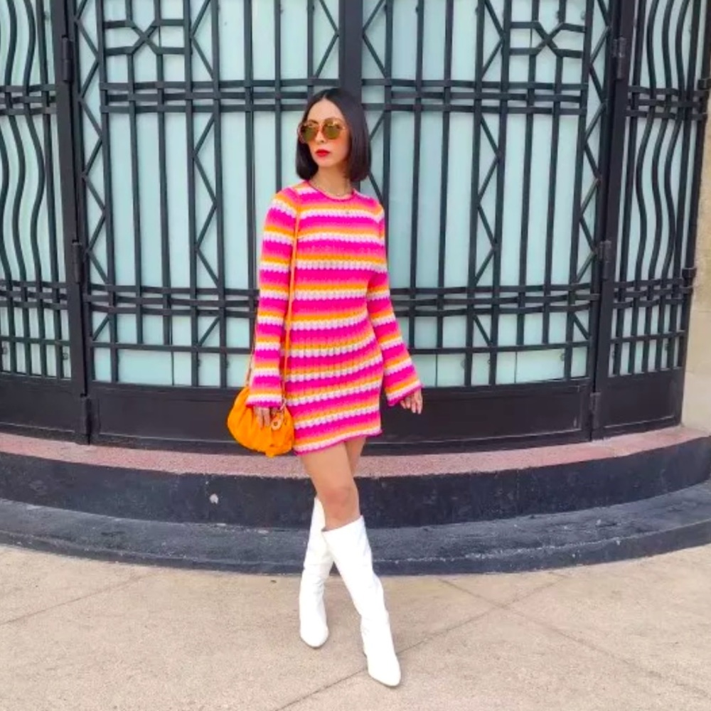 Sunset Vibes Knit Dress 🌅 - Picture 4 of 4